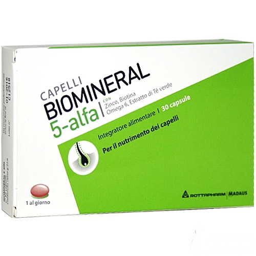 Biomineral 5-Alfa nutrimento Capelli 30cps - ipump.it